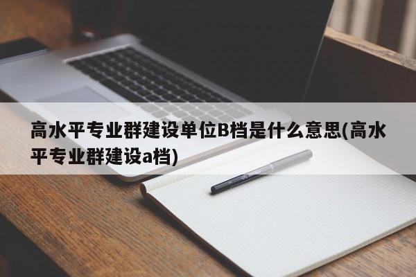 高水平专业群建设单位B档是什么意思(高水平专业群建设a档)