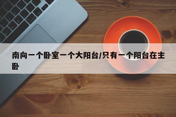 南向一个卧室一个大阳台/只有一个阳台在主卧